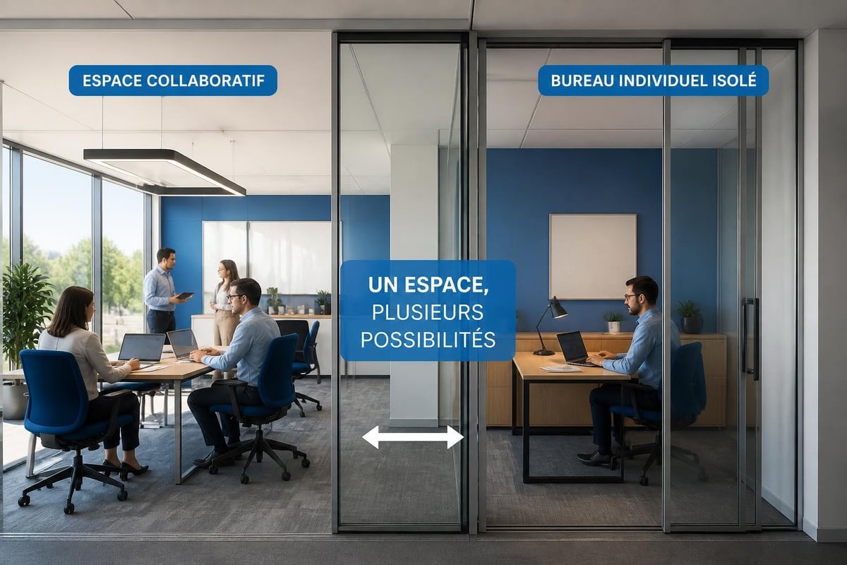 Espaces modulables