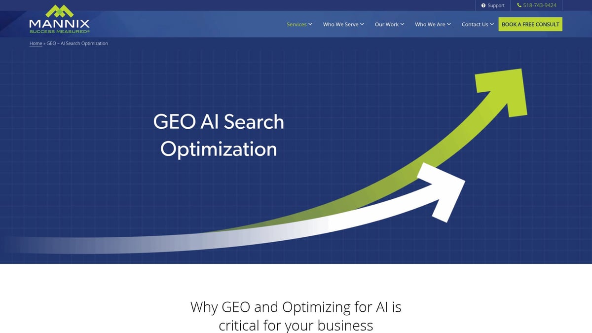 7 Best SEO Marketing Packages for Every Business in 2026 - Mannix Marketing GEO – AI SEO Service