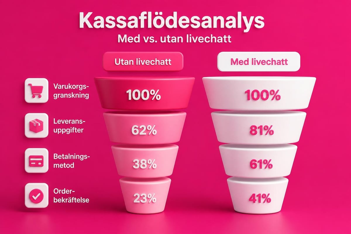 Support Chat Shopify: Optimera kundsupport 2026 4 Kassaoptimering med livechatt