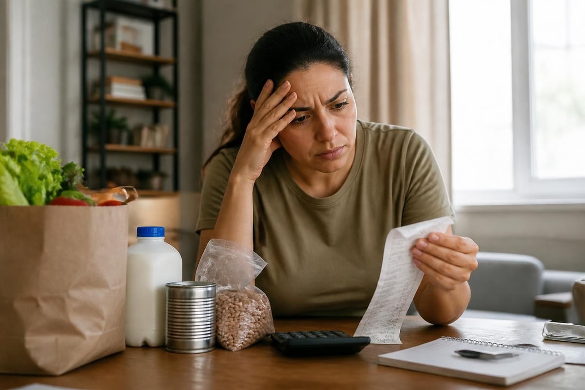 Household financial stress indicators