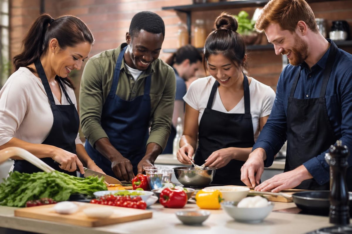 Cooking event formats