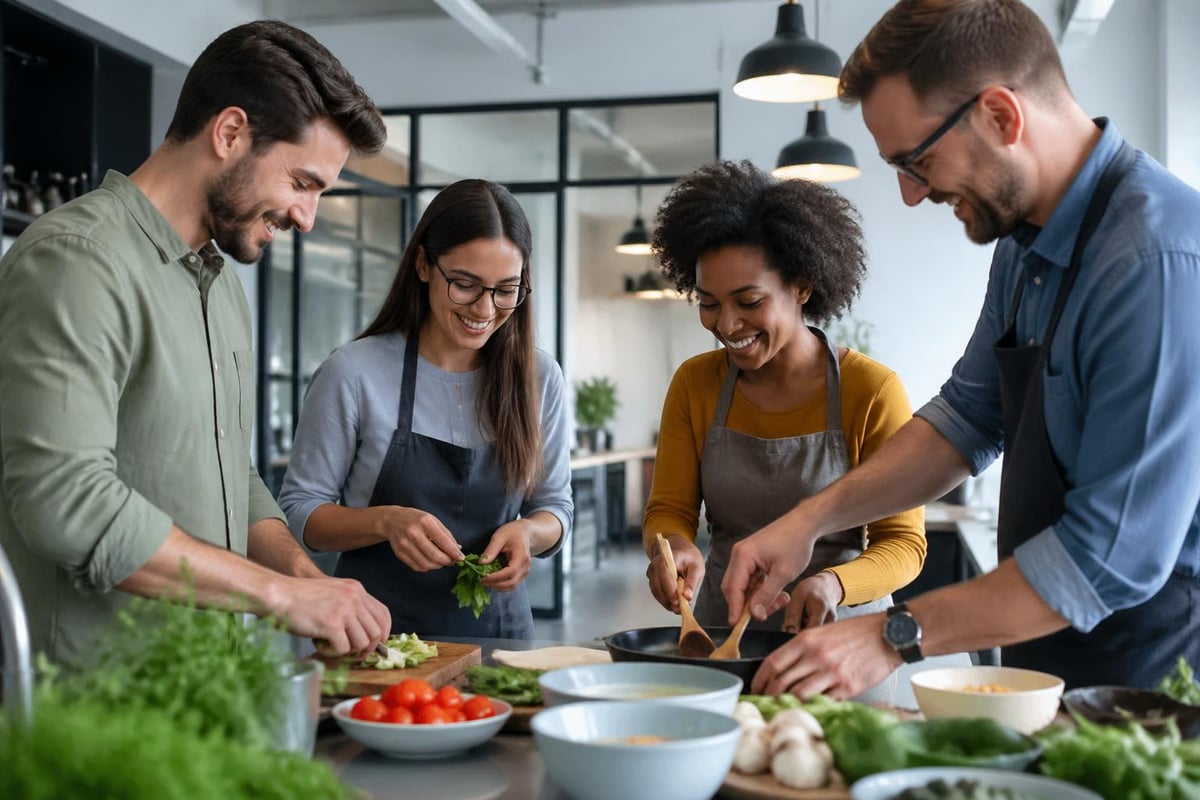 Team cooking benefits