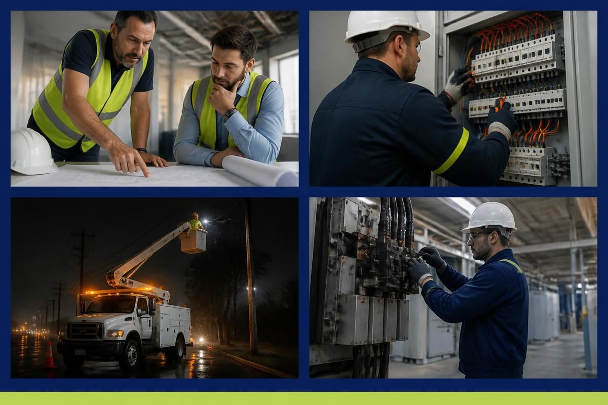 Commercial electrical service categories