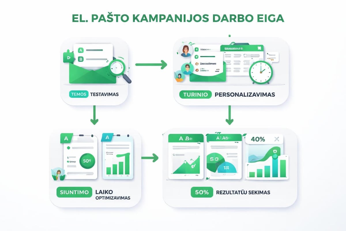 Email kampanijos elementai