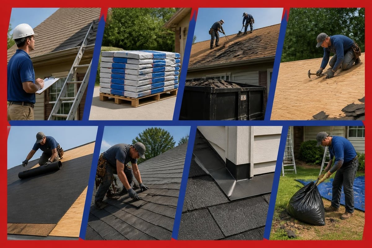 Roofing project timeline