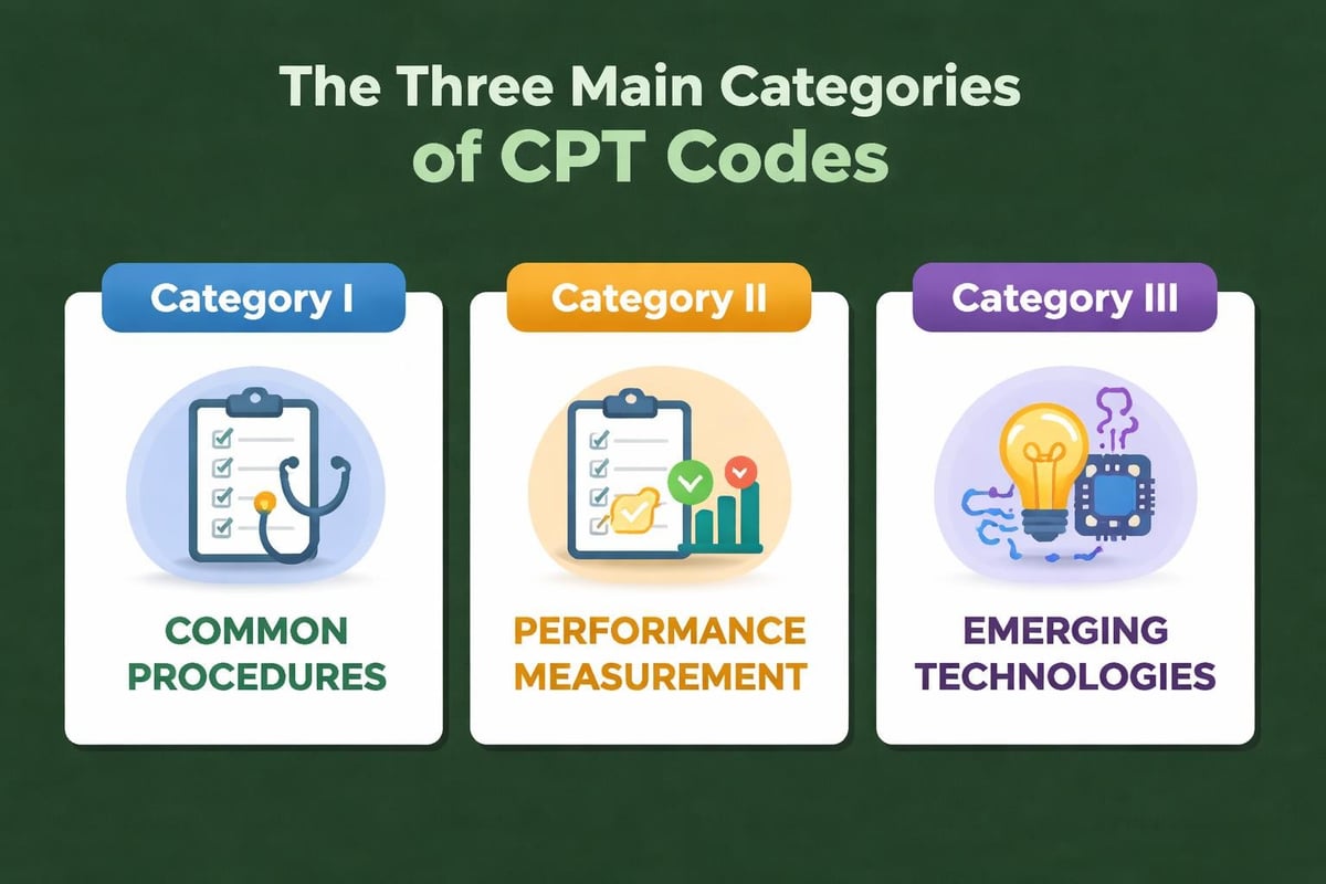 CPT code categories