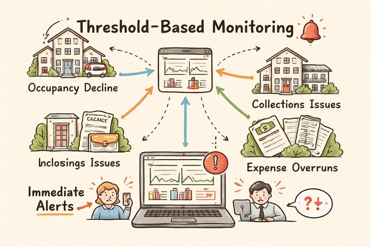 Proactive alert system for real estate portfolios