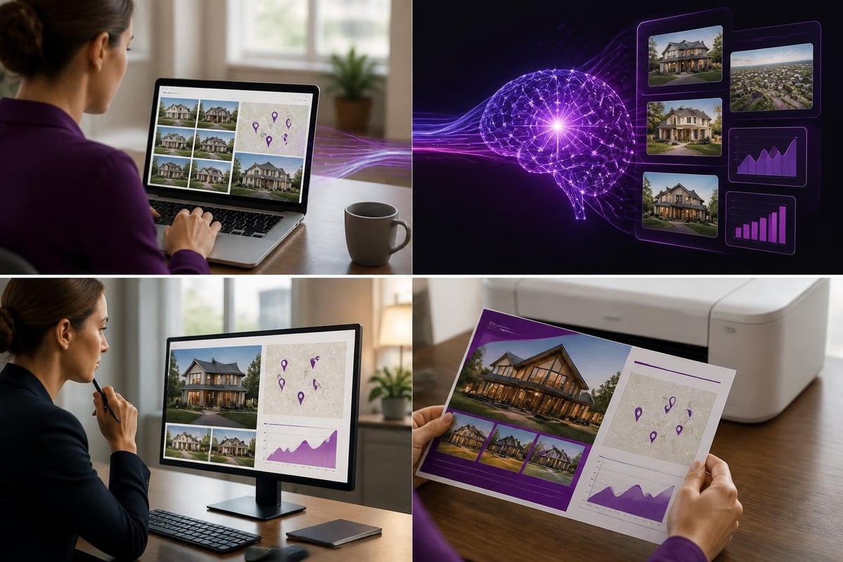 AI property valuation workflow