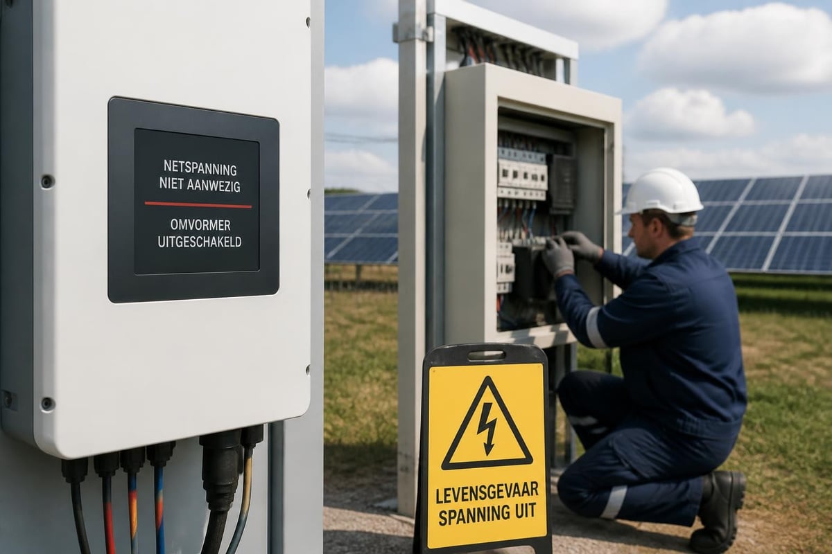 Anti-eilandbeveiliging omvormer