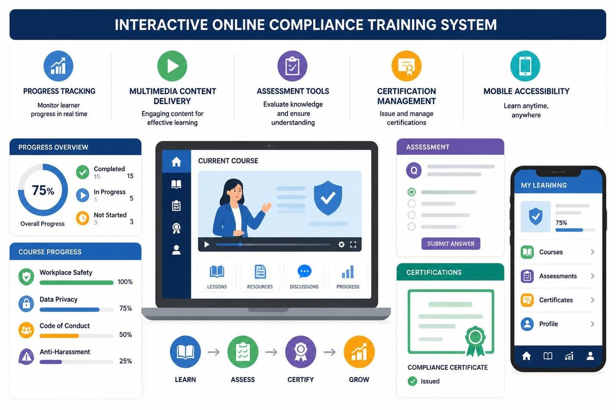ELearning platform features
