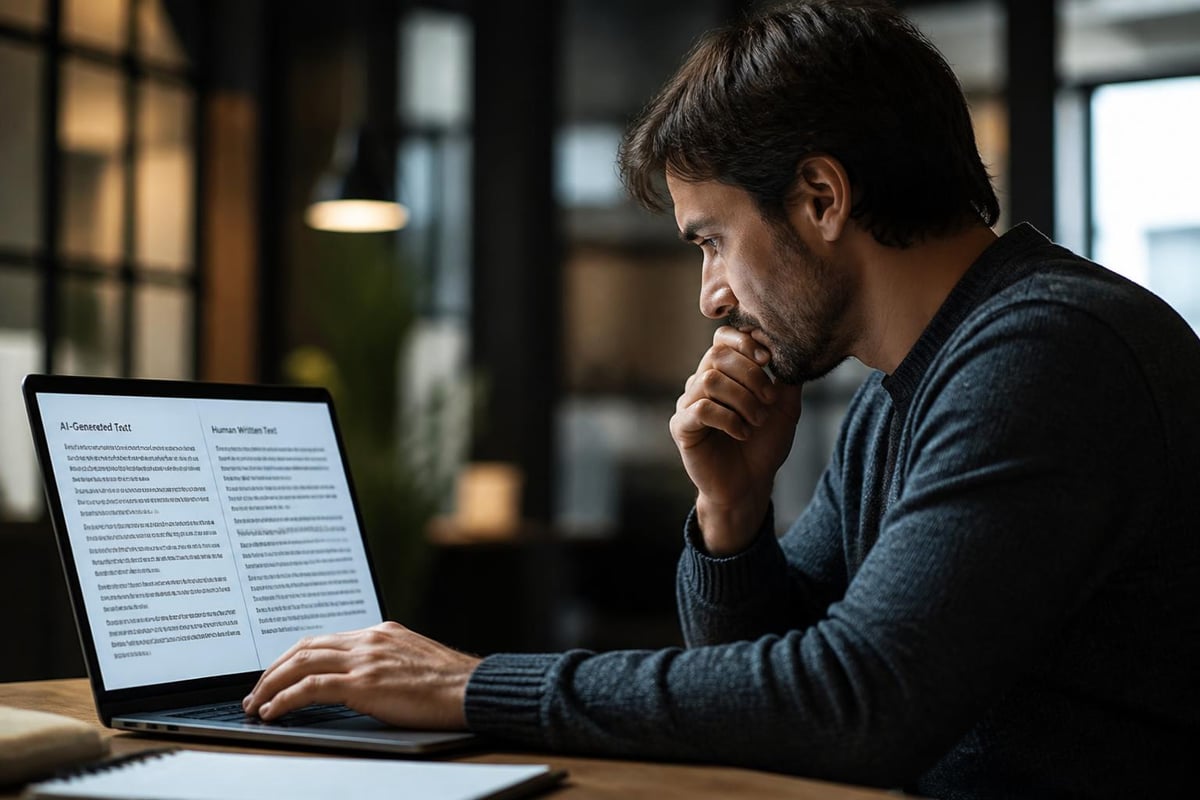 AI versus human writing patterns