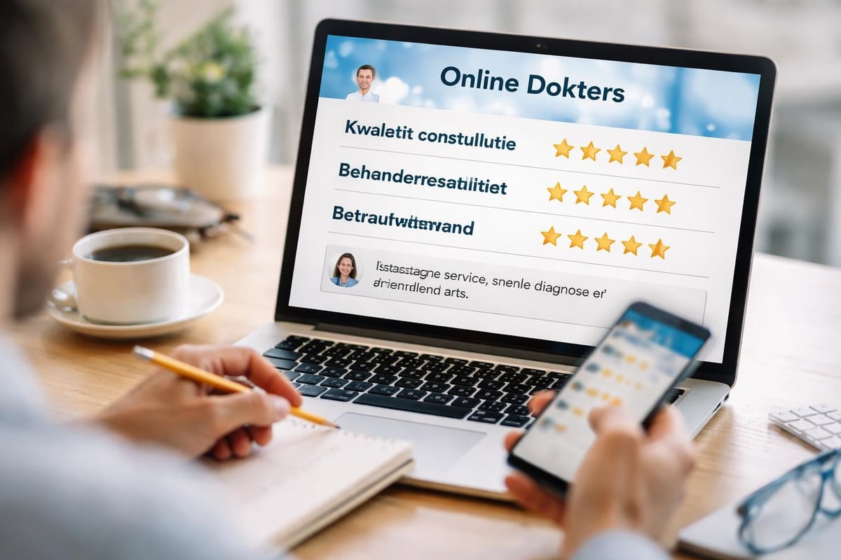 Online zorg evaluatie proces