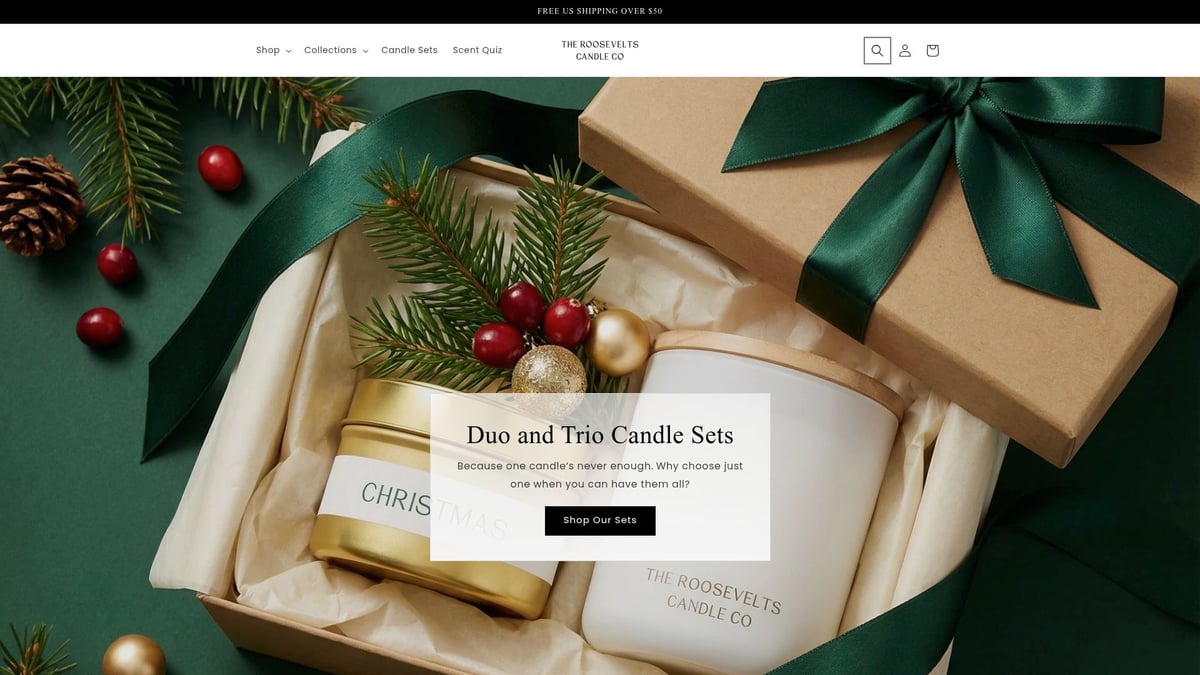 9 Best Candle for Christmas Ideas to Brighten 2026 - The Roosevelts Candle Co. National Park Christmas Collection