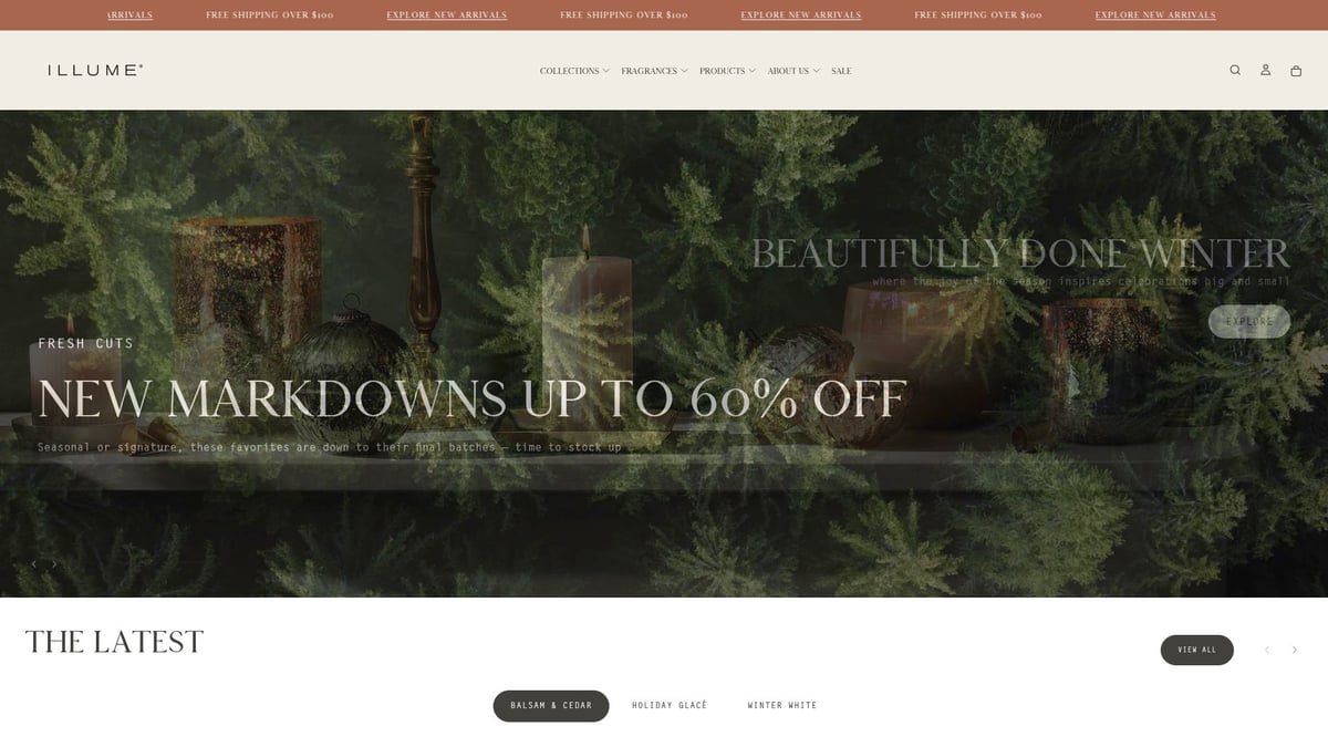 9 Best Candle for Christmas Ideas to Brighten 2026 - Illume Balsam & Cedar Candle