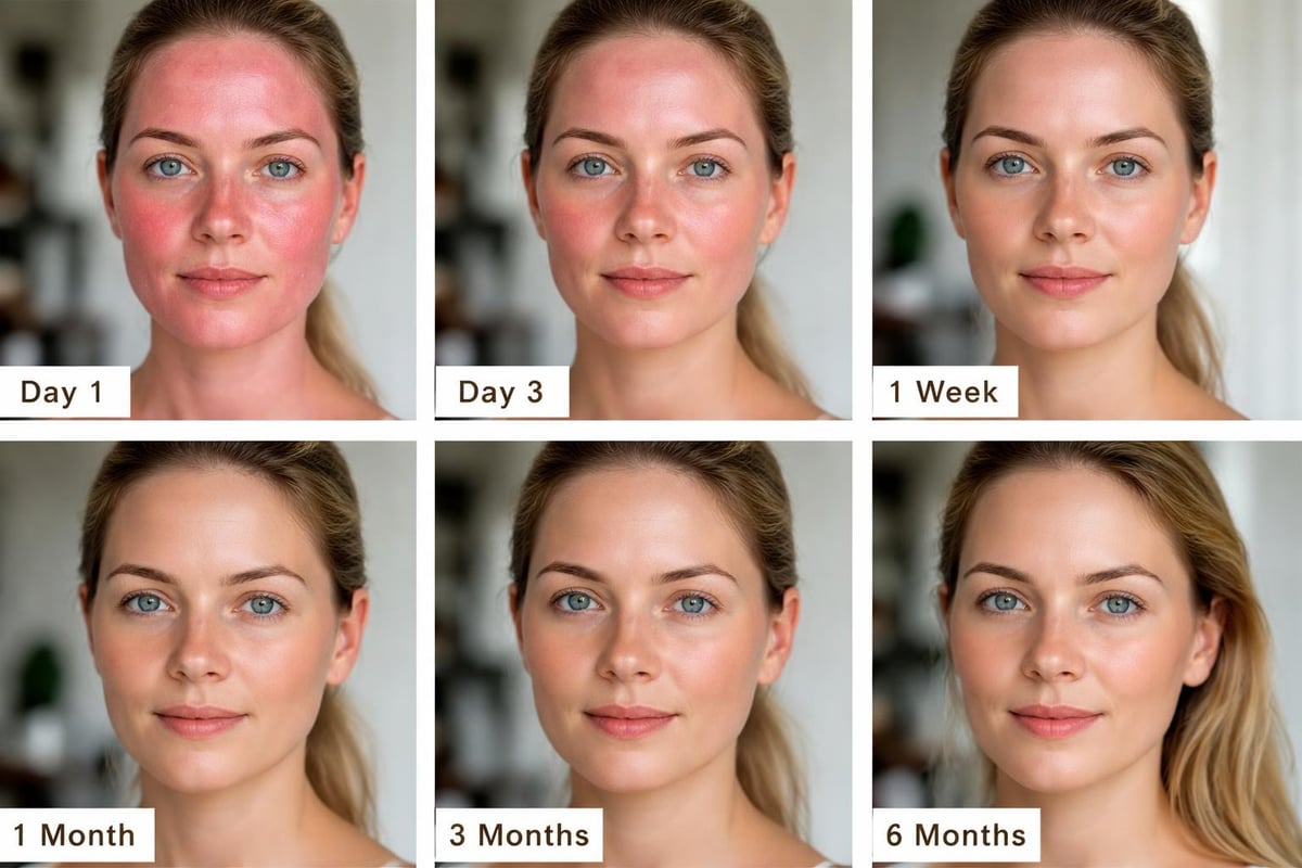 CO2 treatment recovery stages