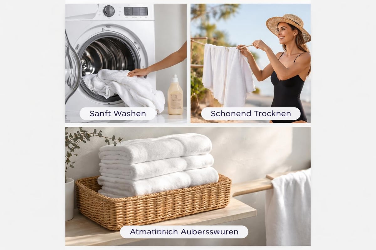 Bamboo towel care process