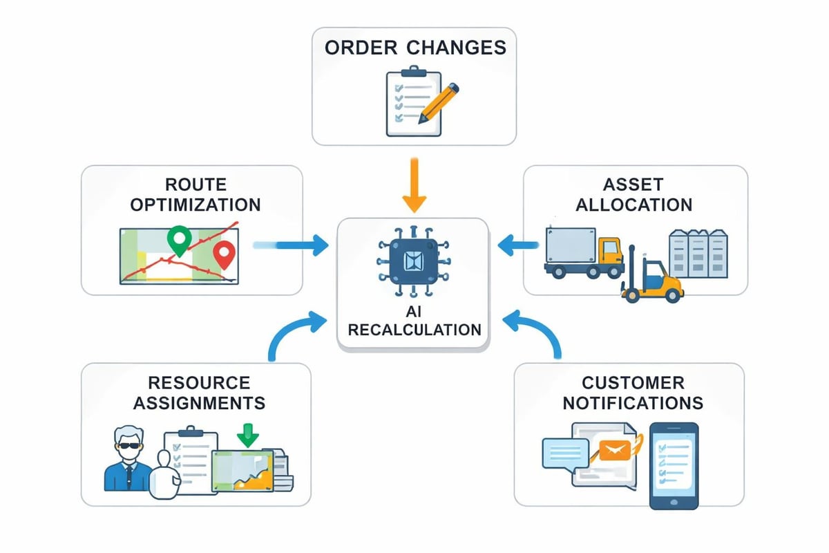 Real-time AI decision flow