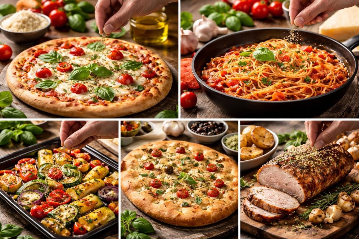Utilisation herbes italiennes cuisine