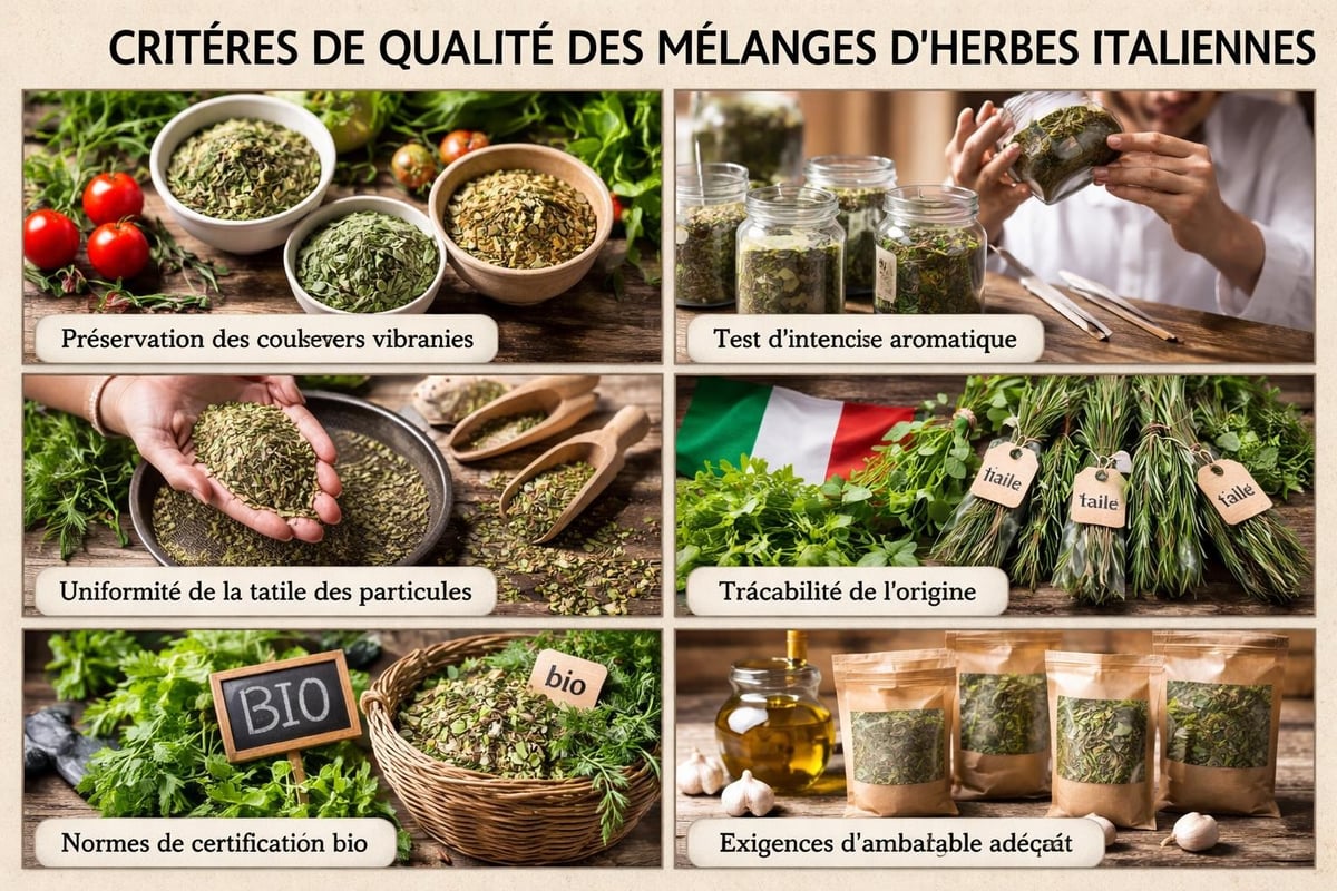 Critères qualité herbes
