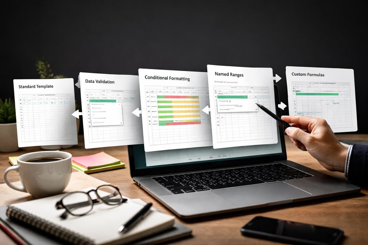 Excel template customization