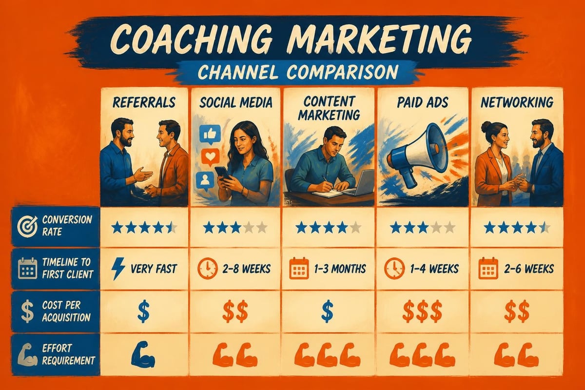 Marketing channel effectiveness comparison