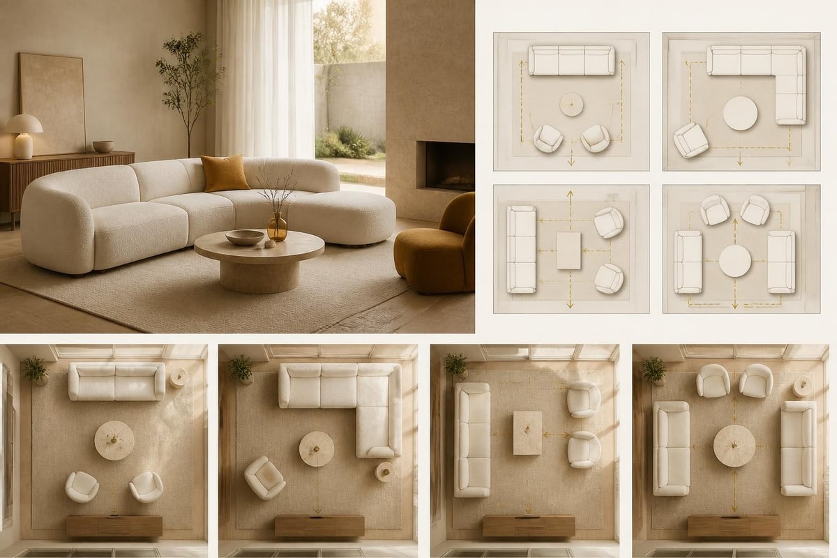 Lounge room layout planning