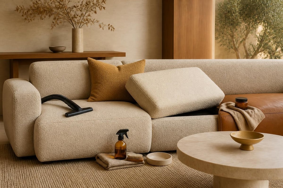 Sofa maintenance schedule