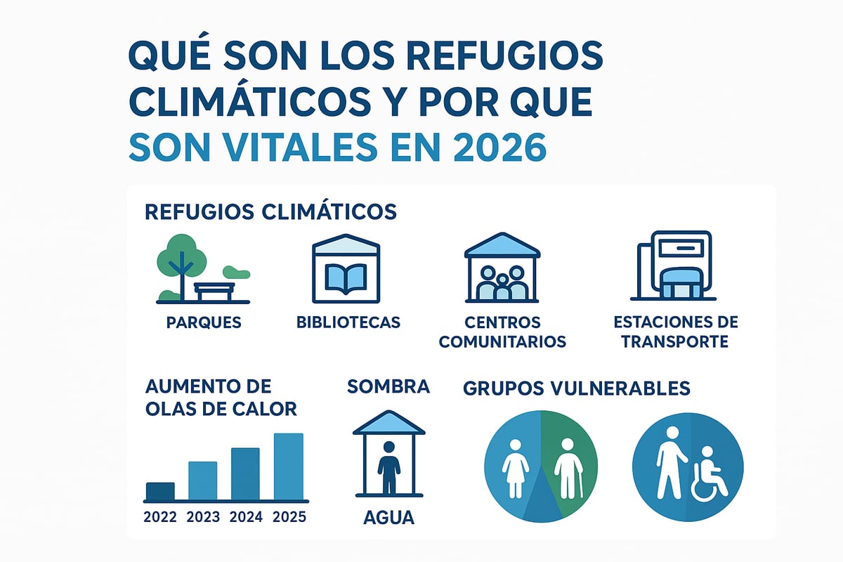 Qué son los refugios climáticos y por qué son vitales en 2026