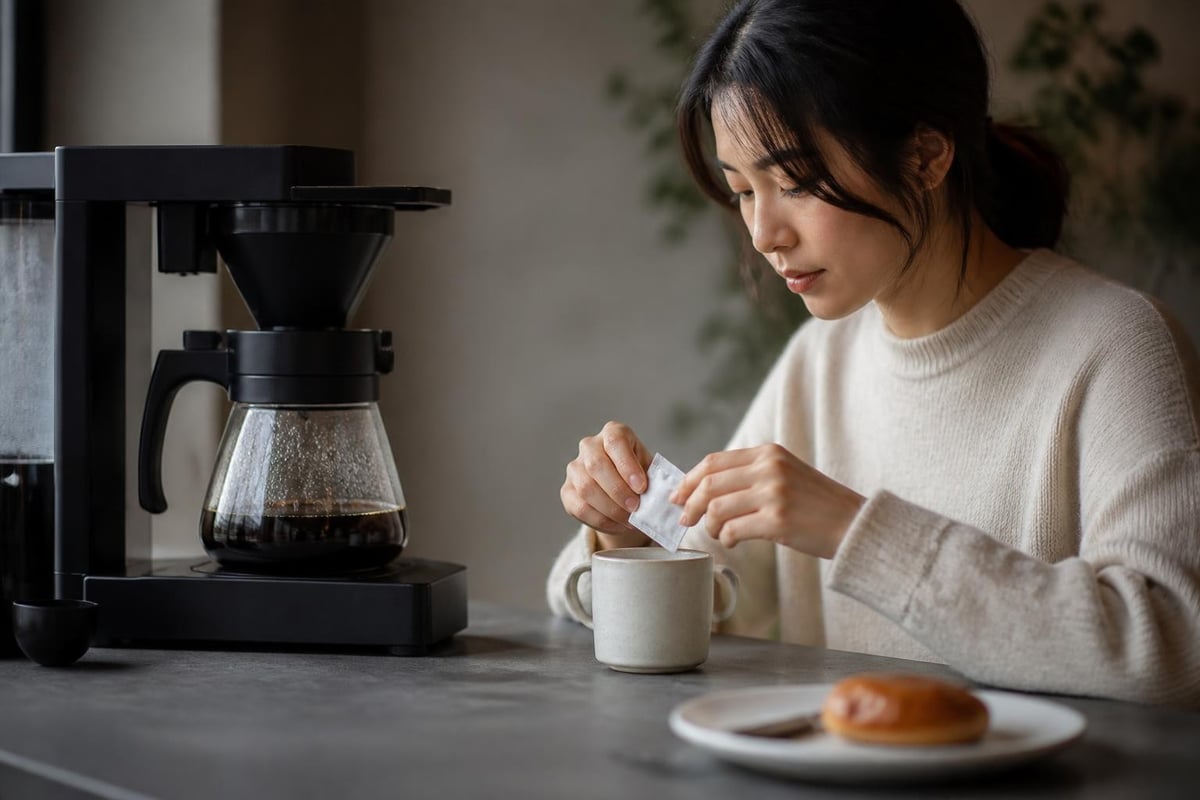 Pourover ritual and mindful brewing