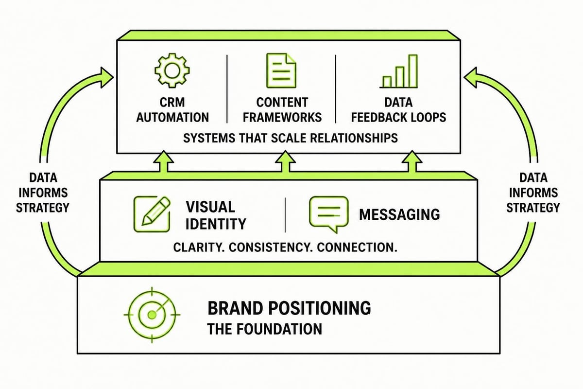 Marketing systems branding framework