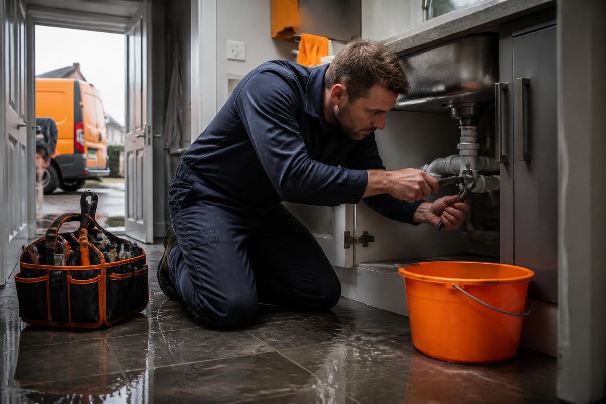 Emergency plumbing response