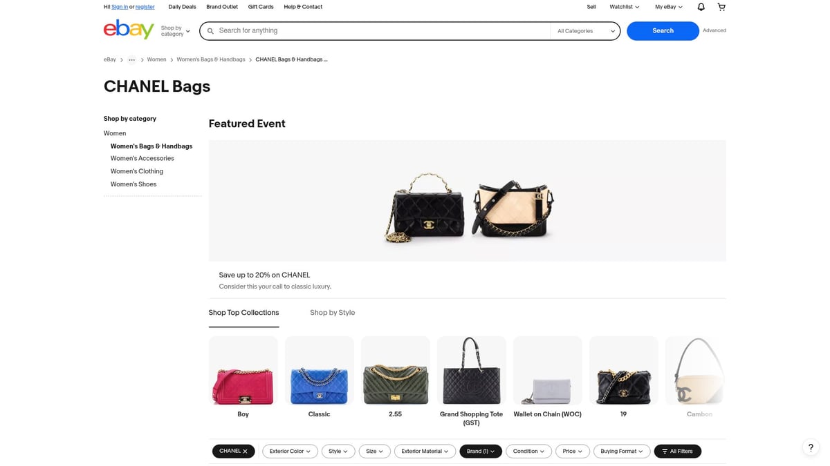 Top 7 eBay Designer Handbags to Shop in 2026 - Chanel Classic Flap Bag (Black Quilted Lambskin) – $4,822.00