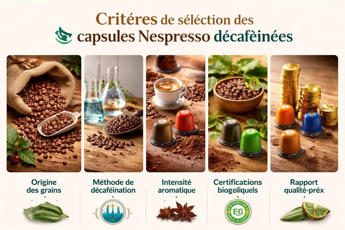 Choix de capsules décaféinées