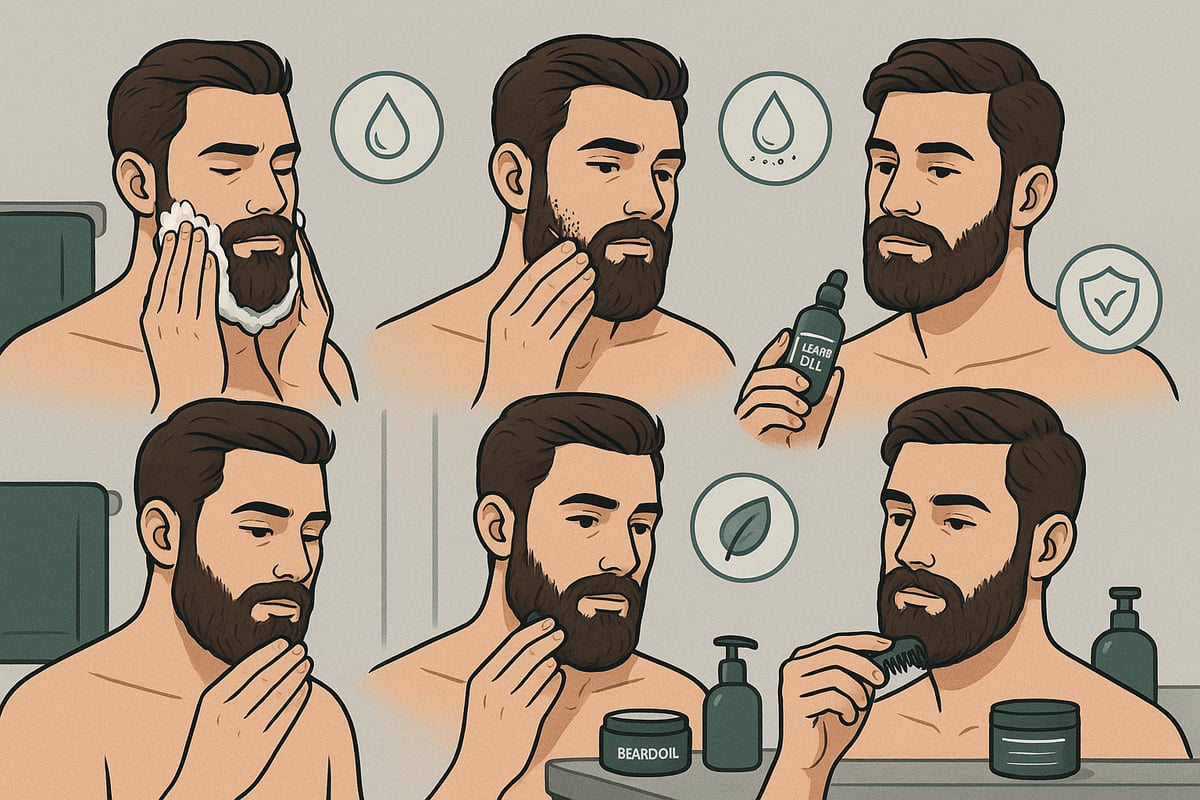 Step-by-Step Solutions: Daily Beard Care Routine for Dandruff Prevention