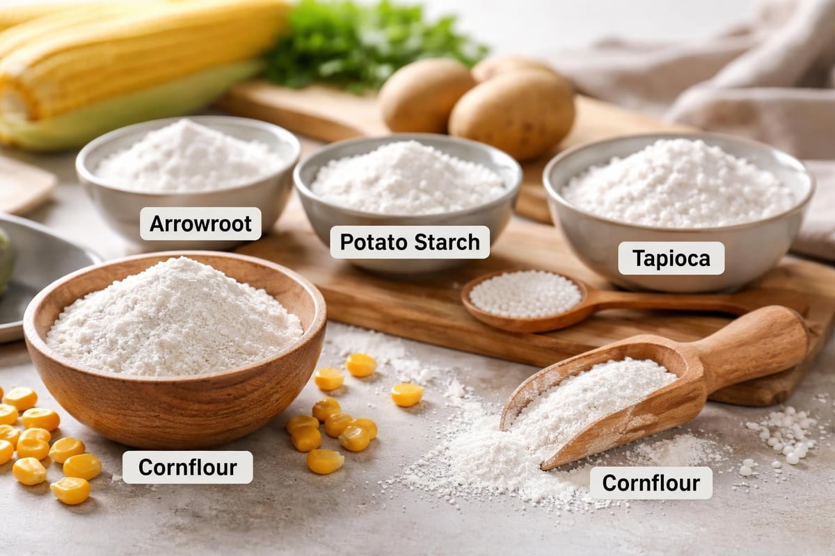 Cornflour nutritional comparison