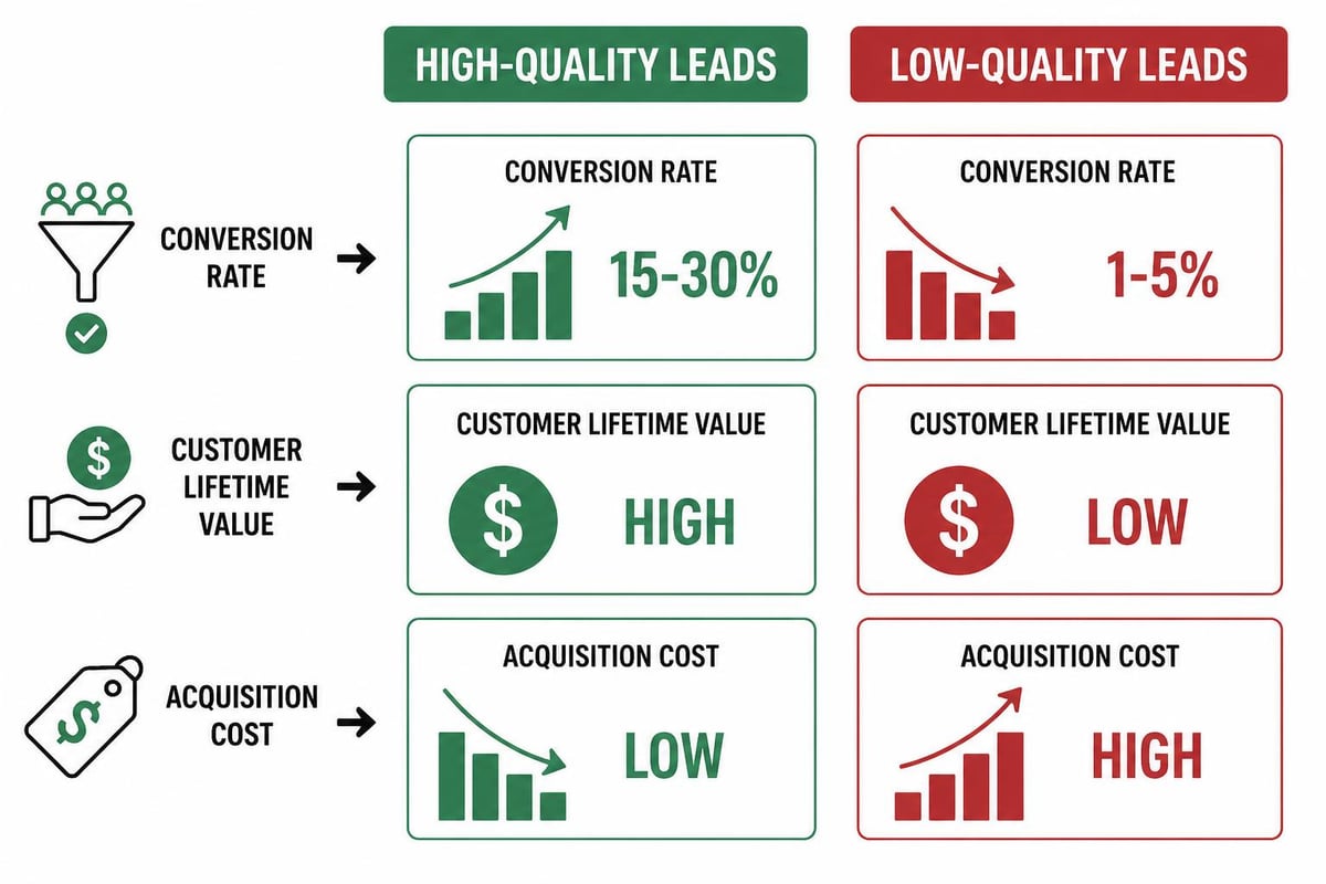 Insurance lead quality comparison