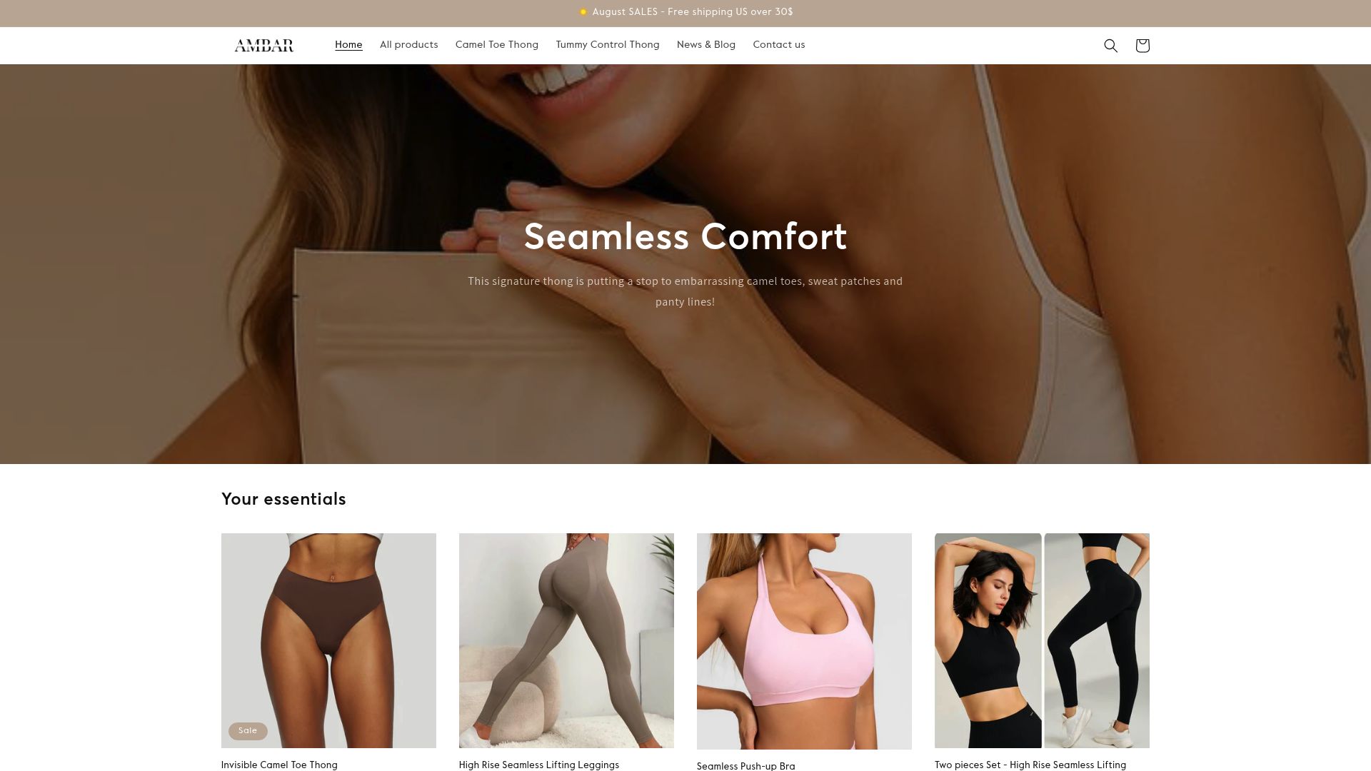 7 Best Underwear for Camel Toe Solutions in 2025 - Ambar Wear Seamless Anti-Camel Toe Thong
