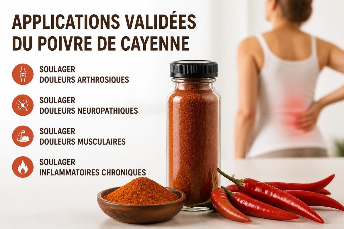 Utilisations thérapeutiques du poivre de cayenne