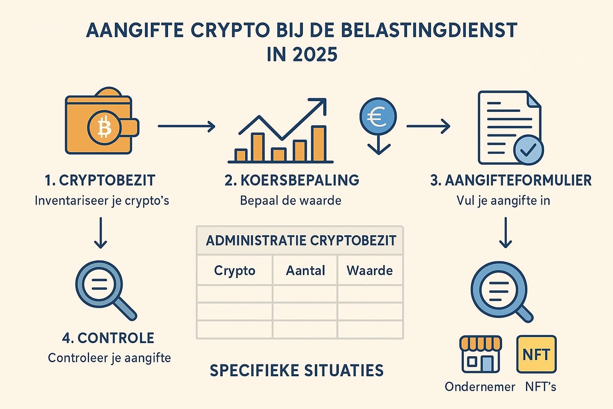 Stappenplan: Crypto Aangeven bij de Belastingdienst in 2025