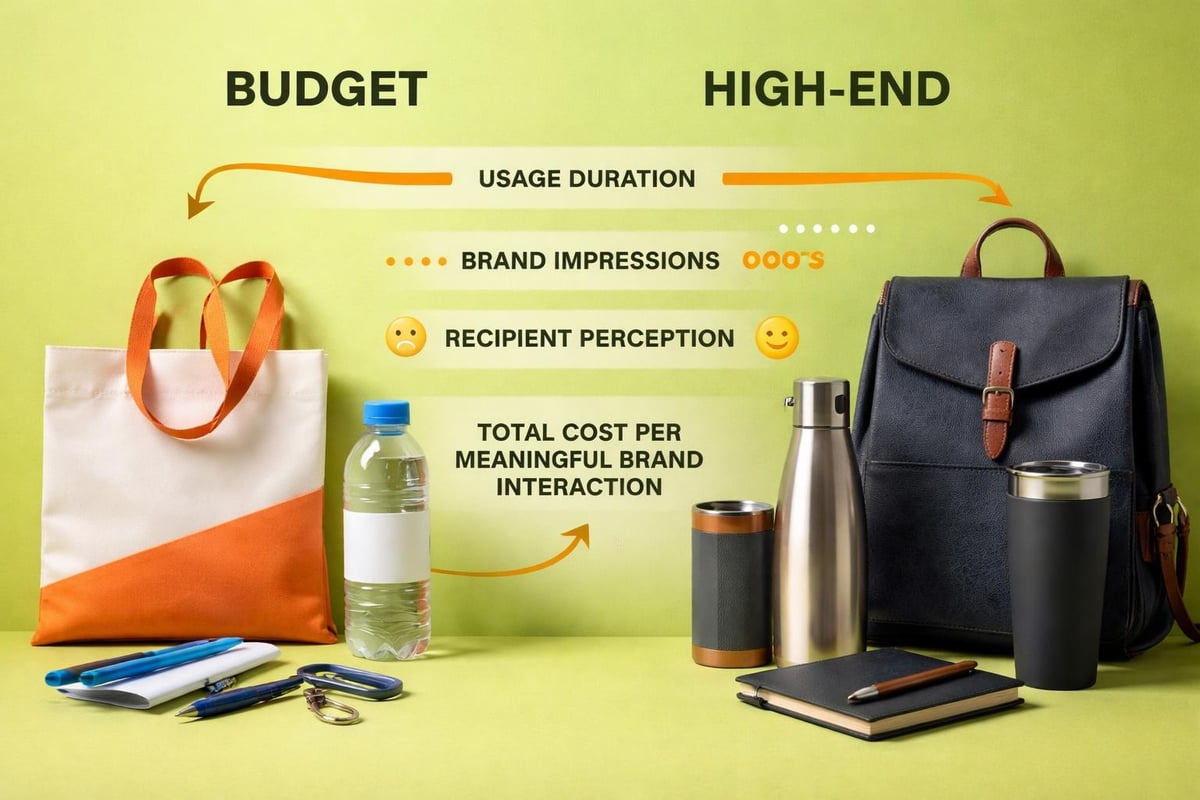 ROI comparison of premium promotional products