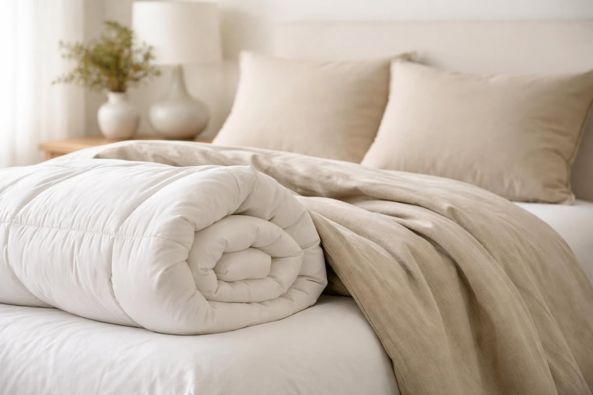 Components of a duvet set