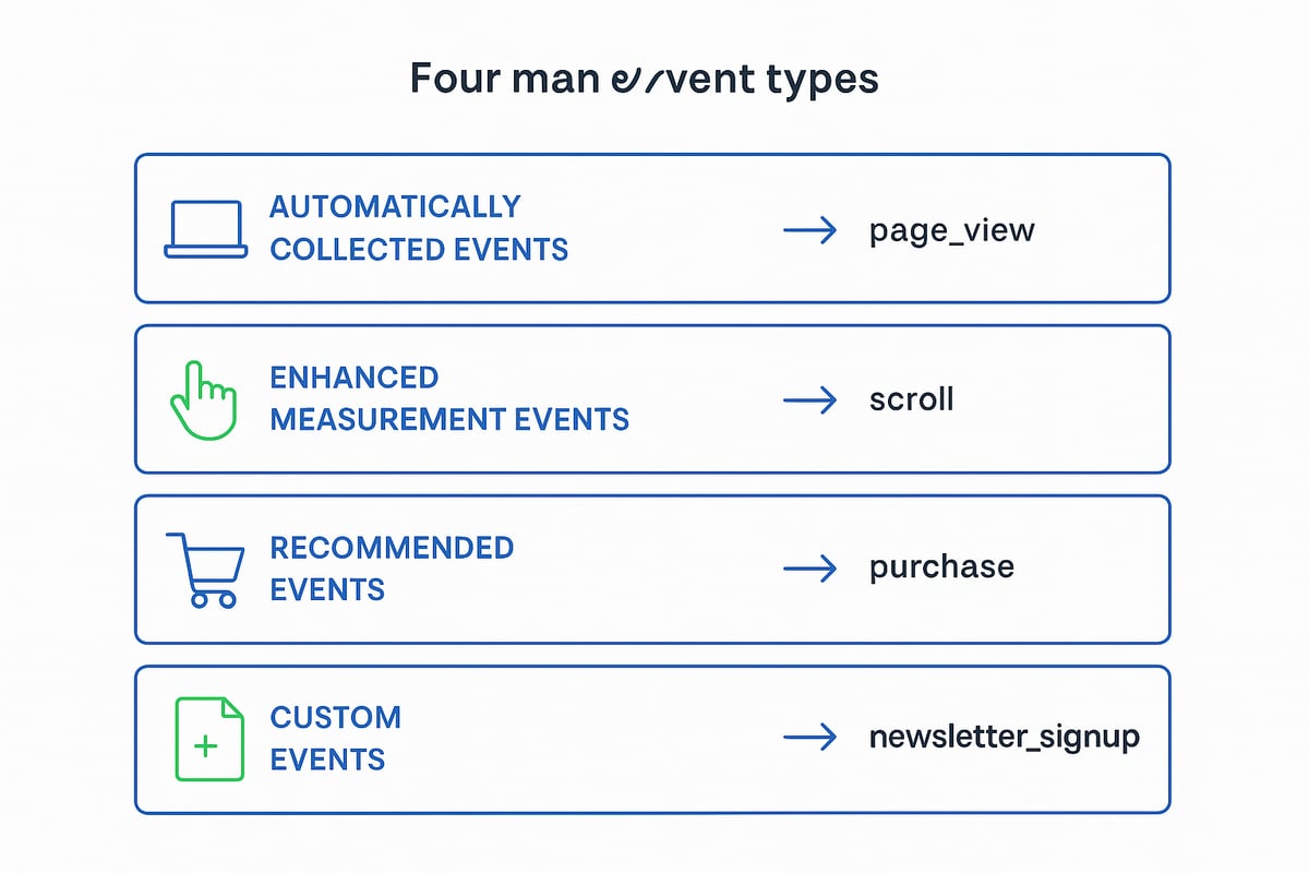 Key Event Types in GA4 and Their Business Value