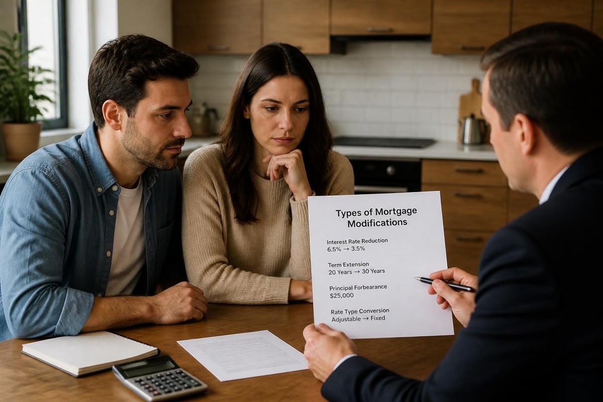 Common loan modification adjustments