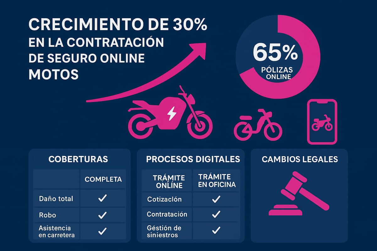Panorama del seguro online de motos en 2026