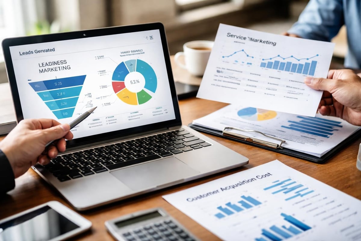 Marketing analytics dashboard