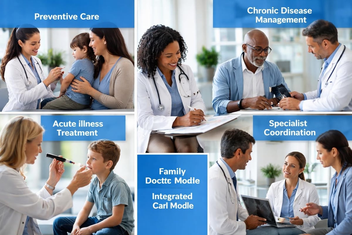 Comprehensive services at family doctor clinics