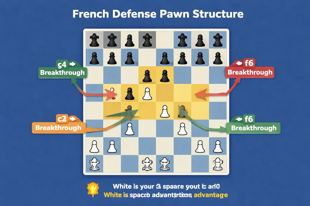 French Defense pawn structure