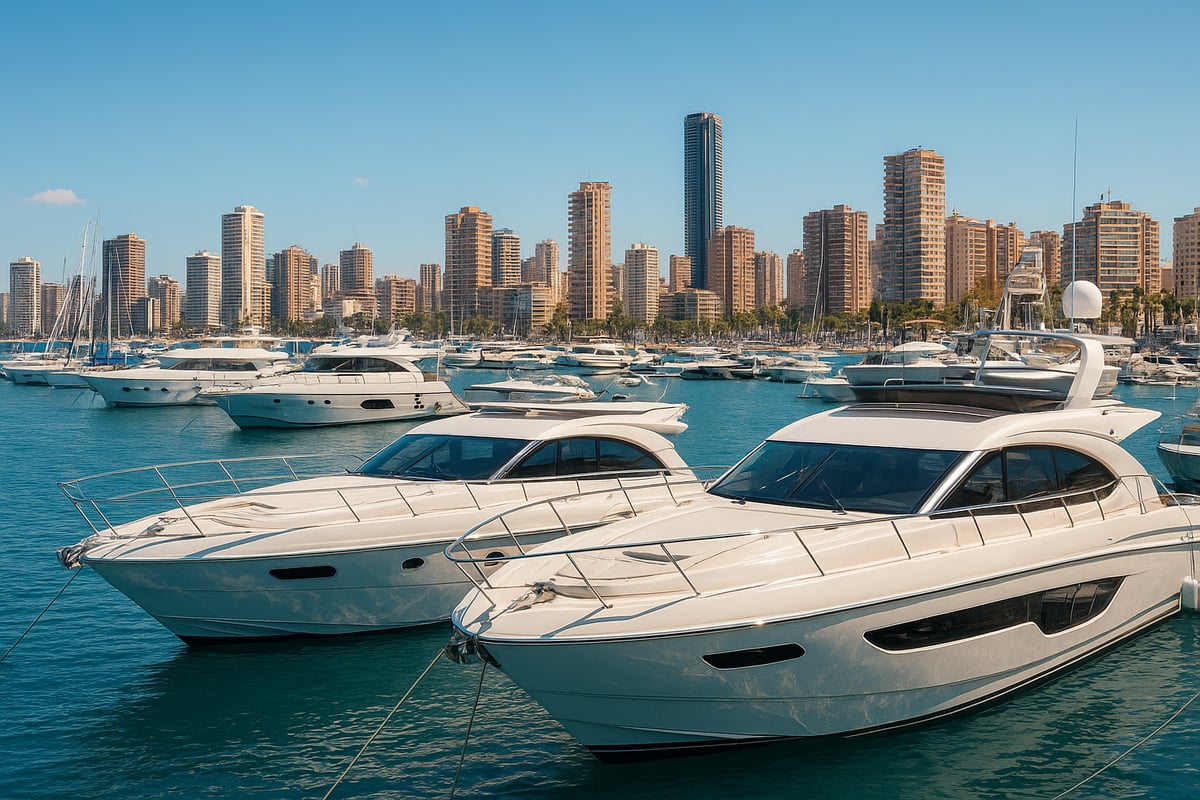 Motos de Agua Benidorm - article 6f28100e d575 4e67 ab4 fotografia realista de barcos privados de diferent 0 w0v6w9 Factores que Influyen en el Precio de Alquilar un Barco Privado en Benidorm
