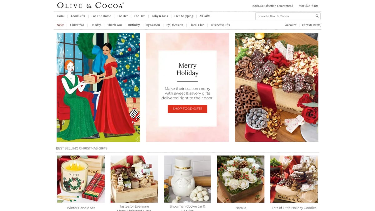 9 Best Christmas Gift Baskets for Adults in 2026 - Olive & Cocoa Holiday Market Crate