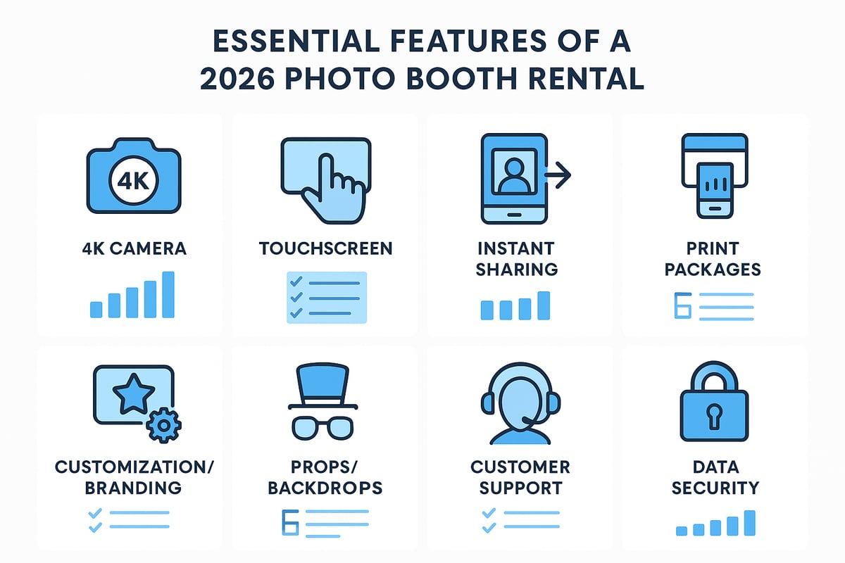 Essential Features to Look for in a 2026 Photo Booth Rental